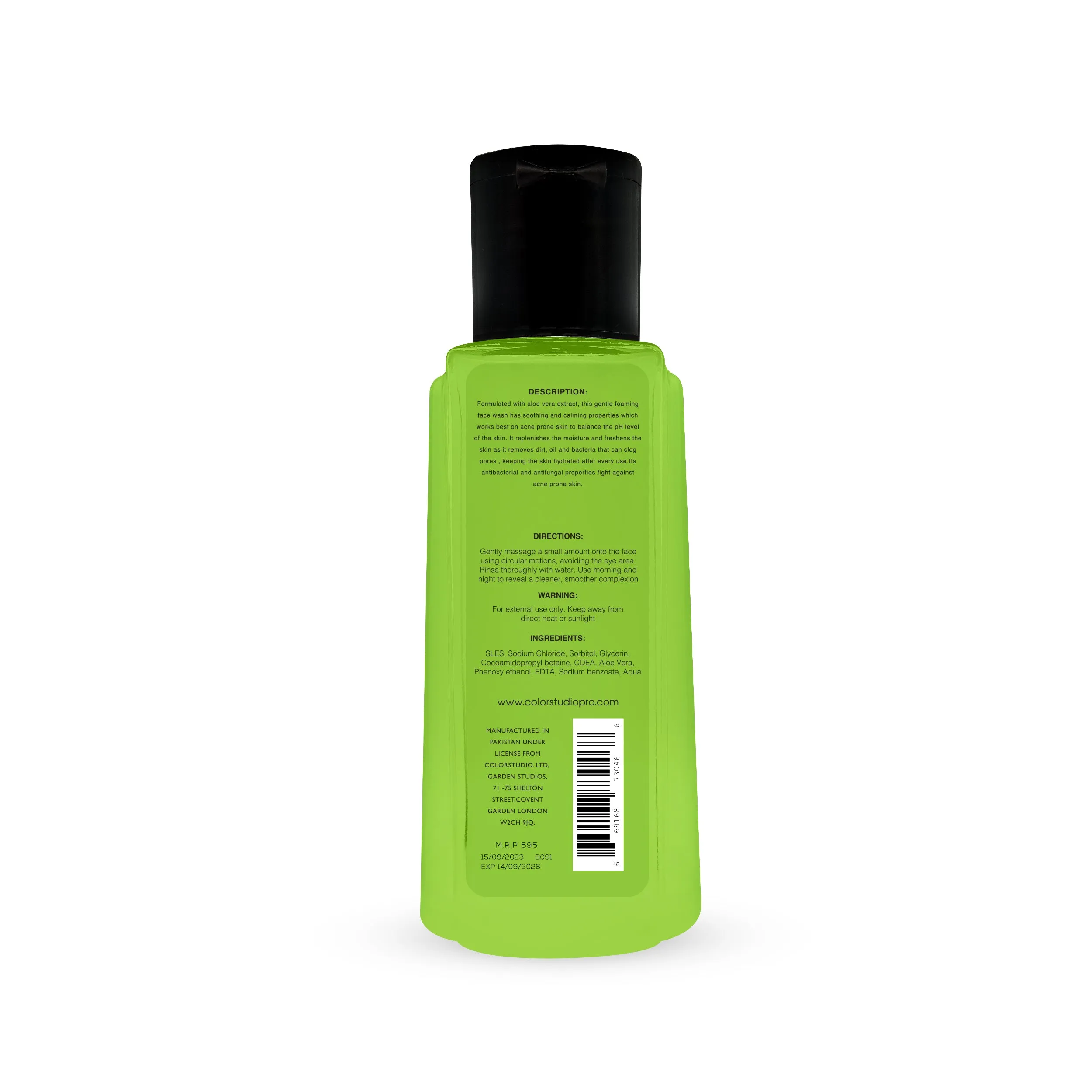 ALOE VERA FACE WASH - COLOR STUDIO DERMO EXPERTISE 100ML