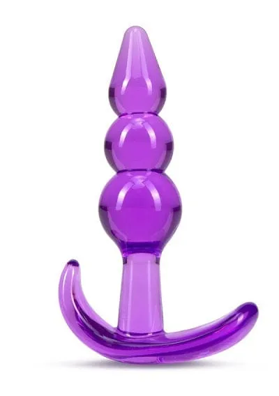 Blush B Yours Purple Triple Bead Anal Plug