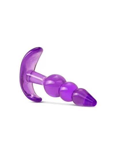 Blush B Yours Purple Triple Bead Anal Plug
