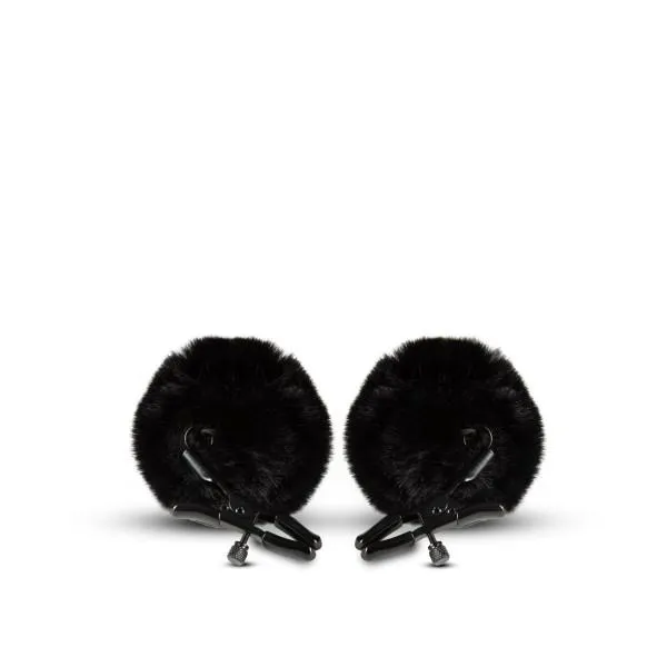 Blush Noir Pom Adjustable Nipple Clamps