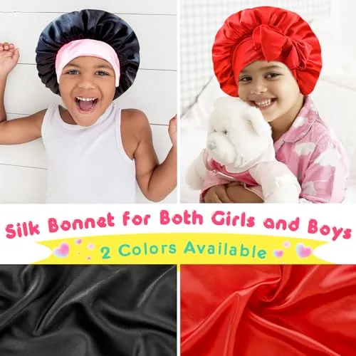 BONNET QUEEN Baby Bonnet Kids Bonnet Satin Newborn Bonnet Toddler Bonnets for Girls Boys with Tie Band Bow Baby Bonnet 6-12 Months 2Pcs Smile & Whales