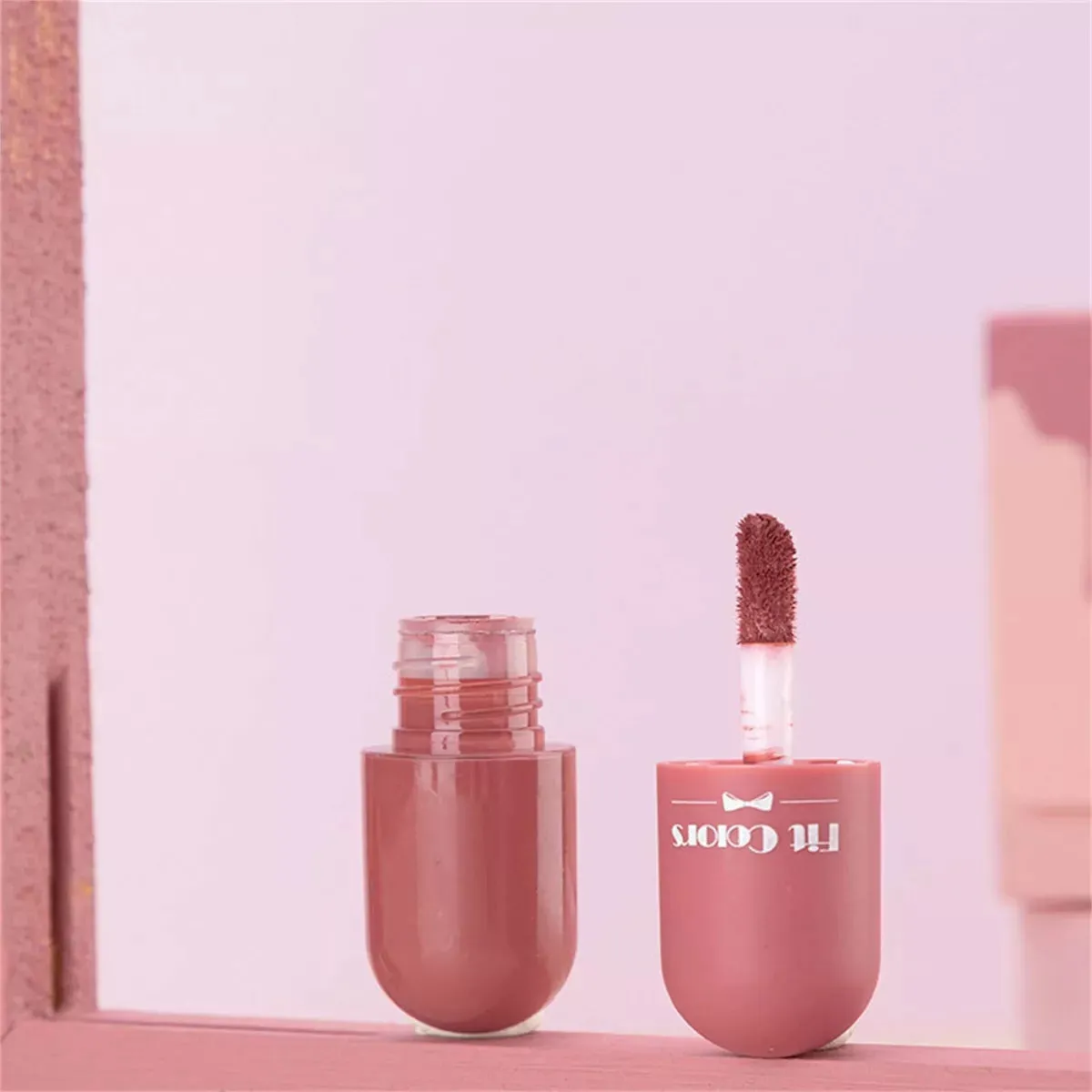 Fit Colors - 5pcs Mini Capsule Lipgloss Set Waterproof & Long-lasting