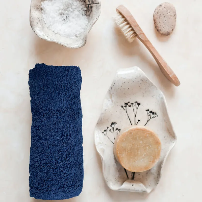 Jenny Mclean De La Maison Wide Sheared Border Face Towel