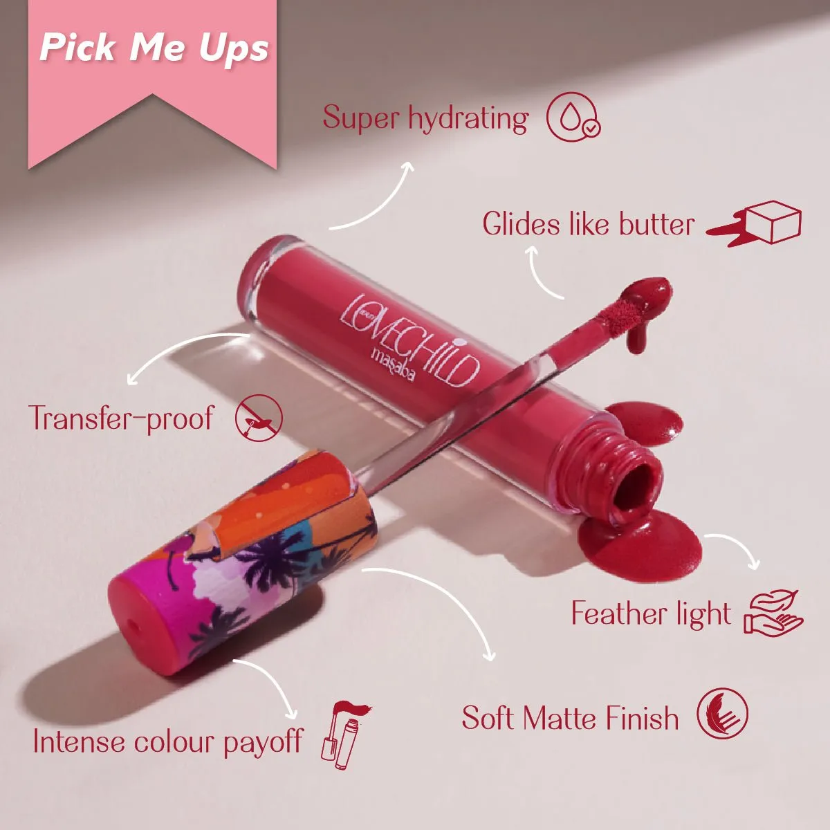 Meetha Jaljeera- Mamma mia! Lush-Matte Lip Crème  (Mauve Pink) Intense Hydration