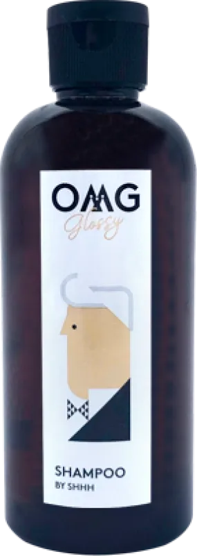 OMG Glossy Shampoo - 100% Recycled PET Refillable Bottle (250ml)