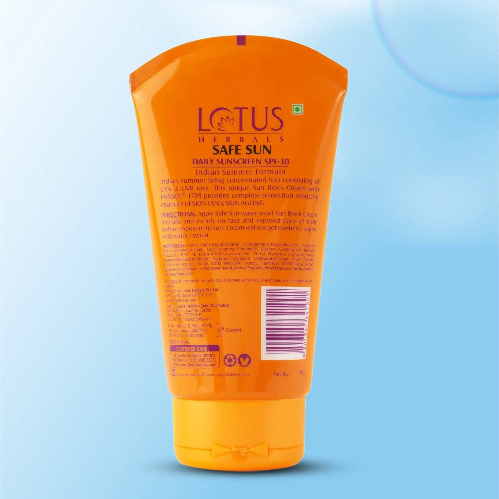Safe Sun Sunscreen Cream SPF 30 PA  