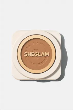 Sheglam Skin-Focus High Coverage Powder Foundation-Walnut