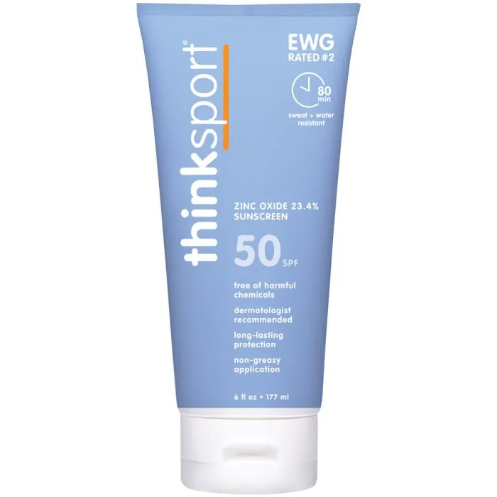 Thinksport Clear Zinc Sunscreen SPF50