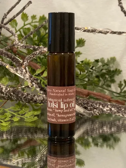 Tulsi Lip Oil |Organic Herbal Infused Lip Oil