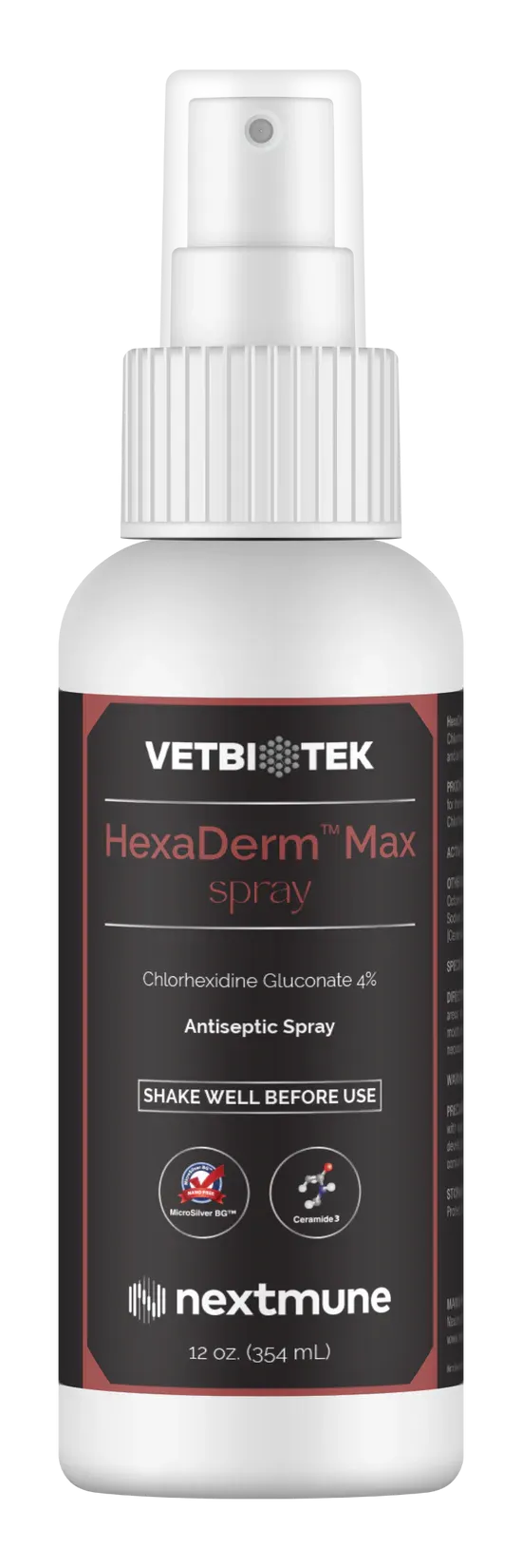 VetBiotek HexaDerm Max Antiseptic Spray For Dogs & Cats (12 oz)