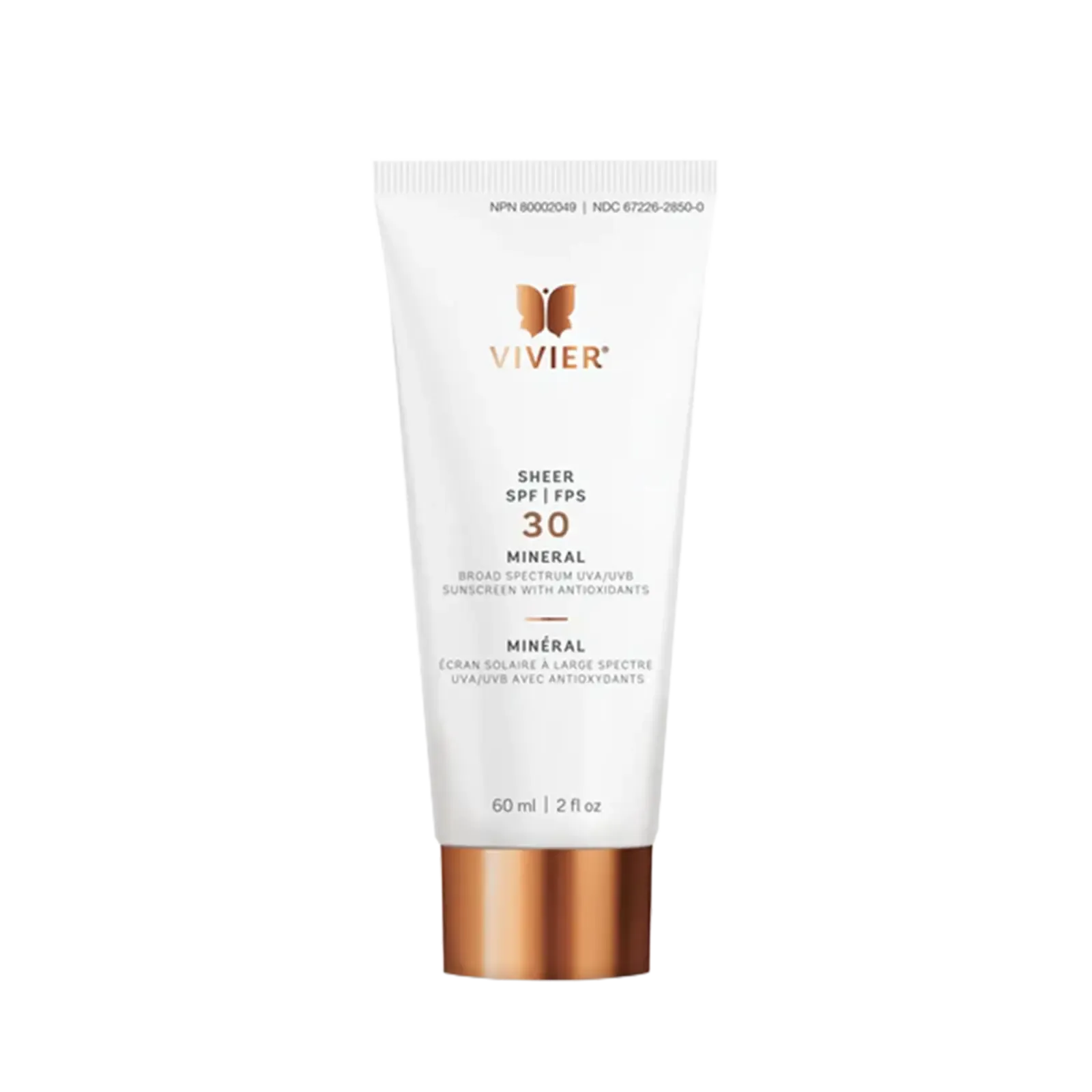 Vivier: Sheer SPF 30 Mineral 60ml / 2fl oz